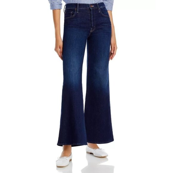 MOTHER Jeans Women's Size 27 The Tomcat Roller High Rise Wide Leg In Off Limits